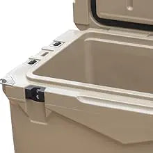 45 Quart Towable Roto Molded Ice Chest Outdoor Camping Cooler with Wheels | Pro Tough Durable Outdoor Camping Fishing Ice Chest