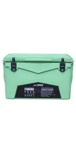 45 Quart Towable Roto Molded Ice Chest Outdoor Camping Cooler with Wheels | Pro Tough Durable Outdoor Camping Fishing Ice Chest