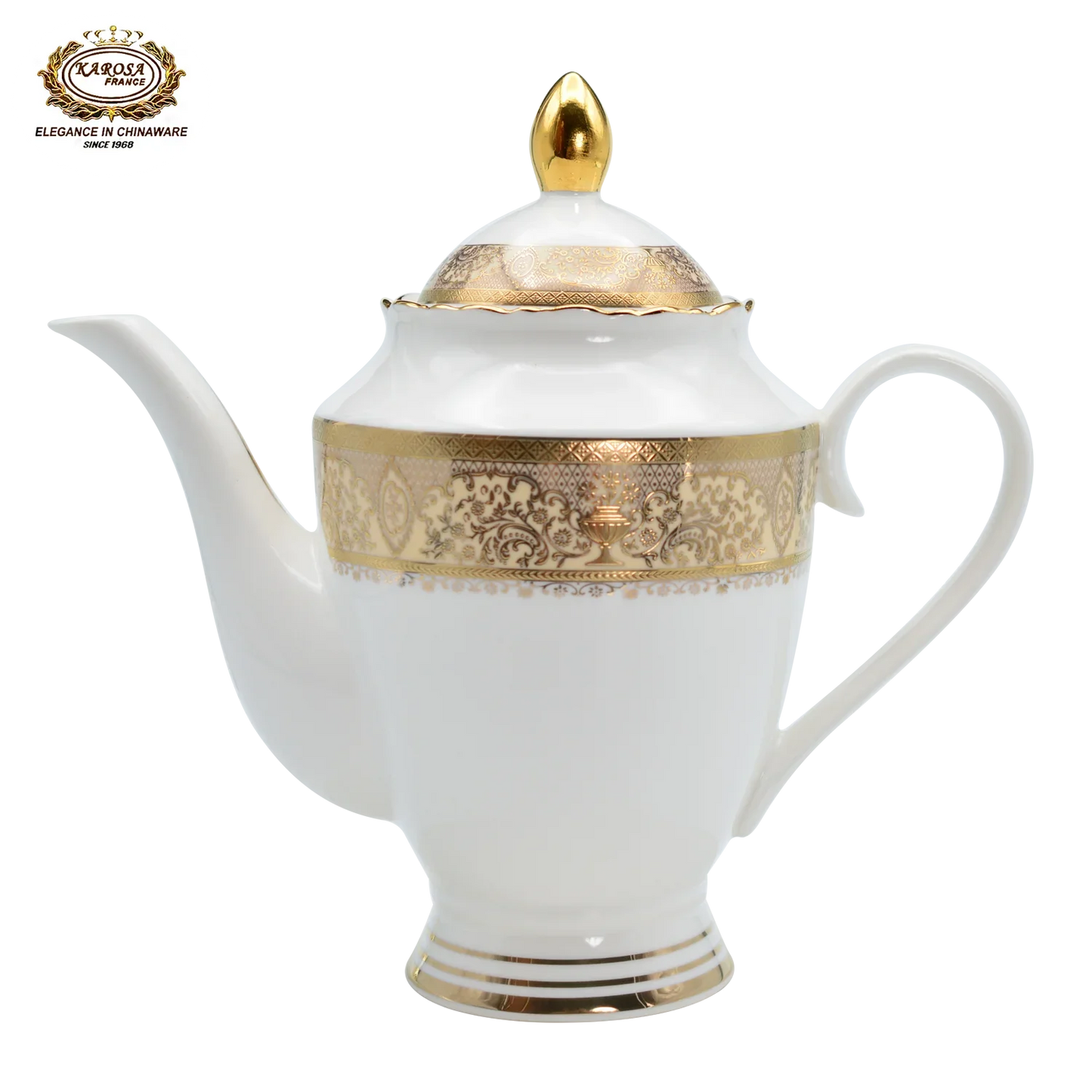 New fashionable shape for bone china dinner set embossed gold decoration from Germany style