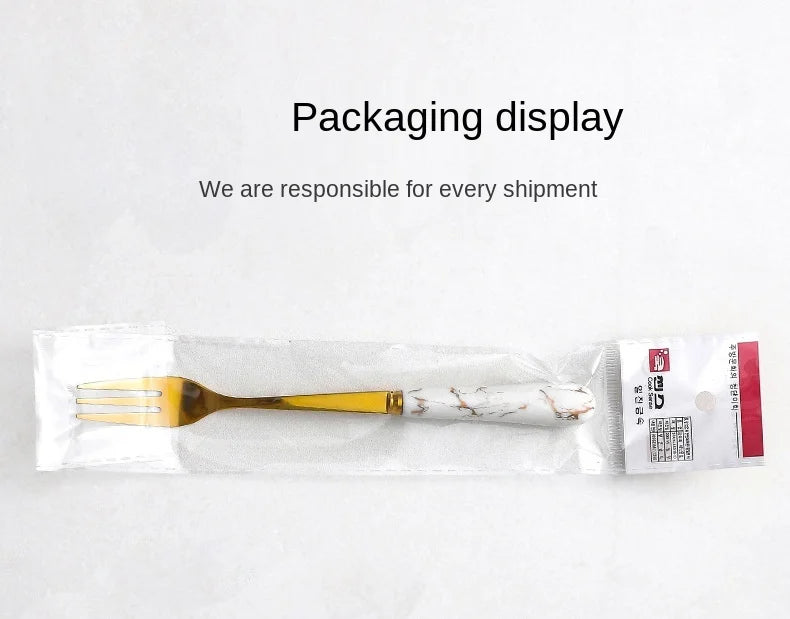 30pcs Cutlery Sets Gold Fork Spoon Knife Set Ceramic Tableware 304 Stainless Steel Dinner Set Cutlery Spoons Sets DropShipping