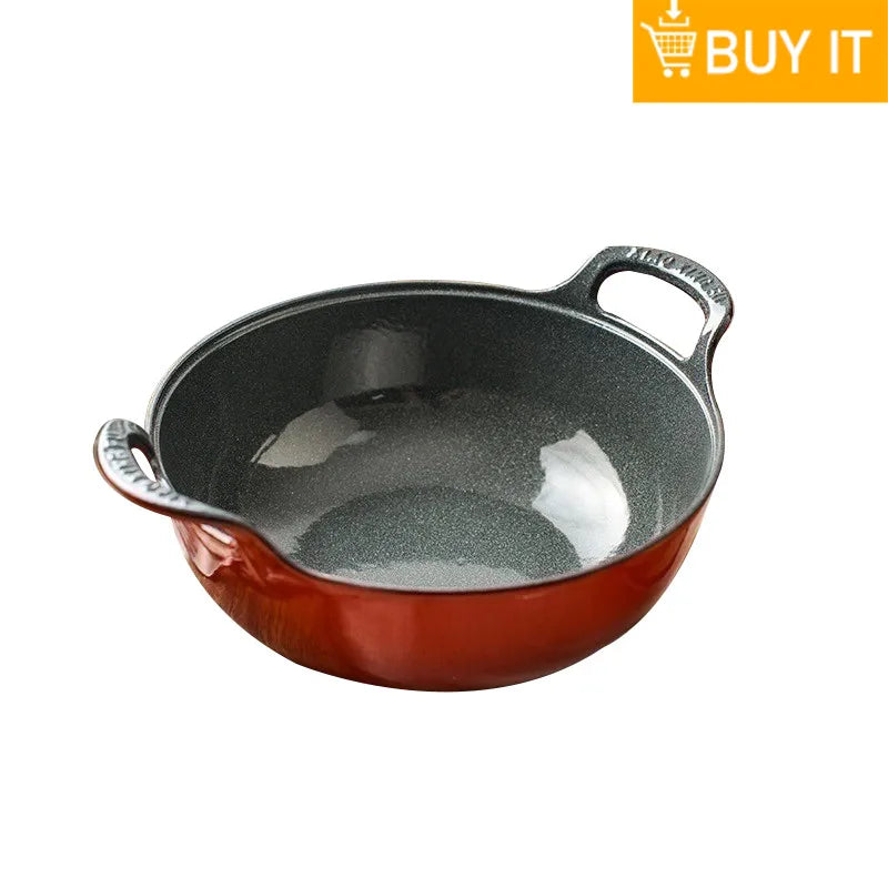 Enameled Cast Iron Dutch Oven for Sourdough Bread Baking Artisan Bread Heavy Duty Oval Loaf Pan 9 " 2 Qt Oven Safe Baking Mold