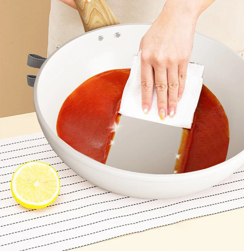30cm Ceramic Wok Frying Pan Non-Stick Pan Home Steak Skillet Pancake Fried Induction Cooker Gas Stove Saucepan kitchen Cookware