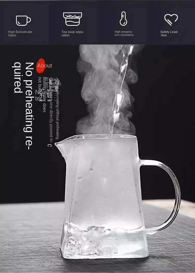 Glass Teapot with Infuser Tea Set Kettle Maker Infusers Jug Teaware Kitchen Dining Bar Home Tea Kit Glass Teapot Samovar