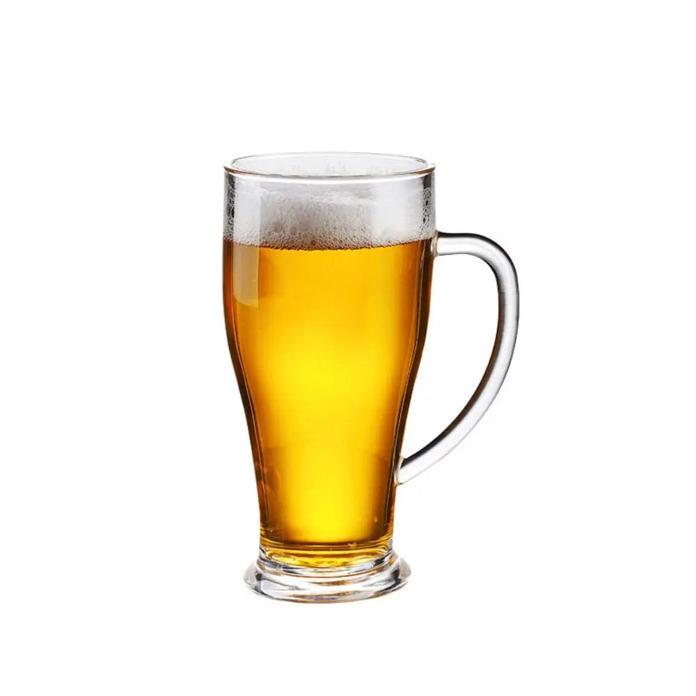 Drinkware Acrylic Beer Mug Transparent Anti-fall Beer Cup Plastic Unbreakable Water Cup Bar