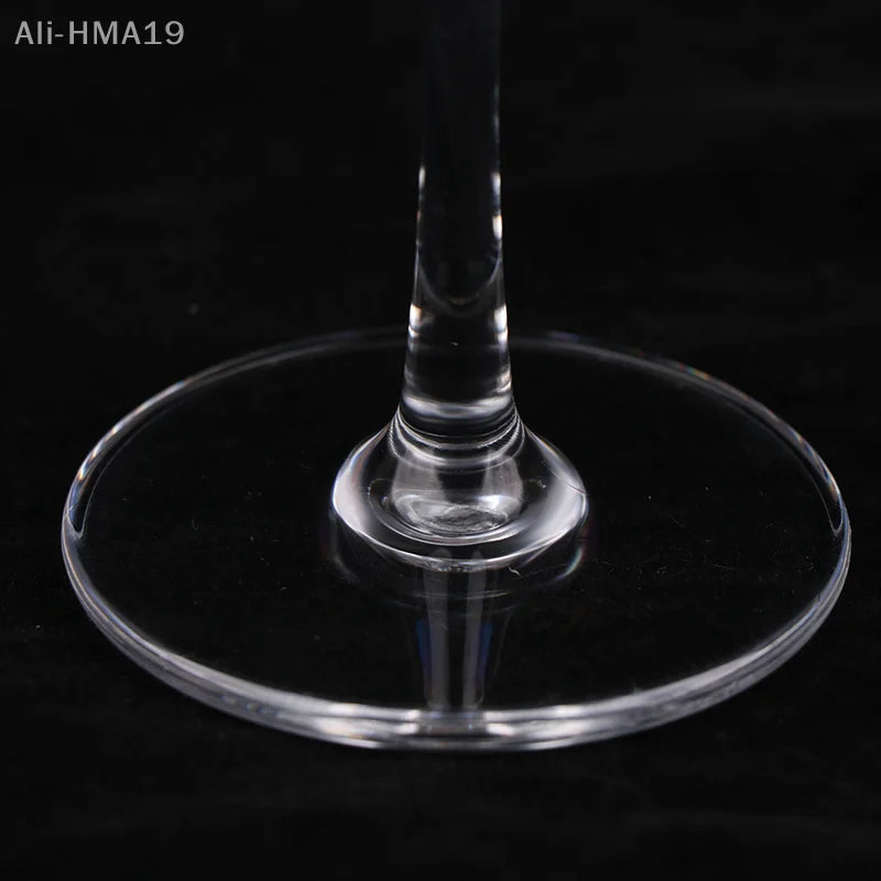 5Pcs Acrylic Champagne Goblet Glasses Cup Transparent Cocktail Glass Cups Creative Anti-fall Goblet For Bar Pubs Clubs Drinkware