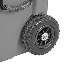 45 Quart Towable Roto Molded Ice Chest Outdoor Camping Cooler with Wheels | Pro Tough Durable Outdoor Camping Fishing Ice Chest