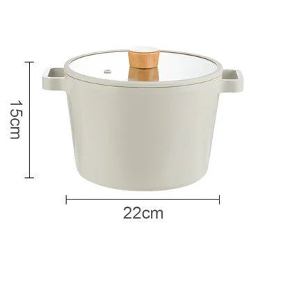 Korean Ceramic Non-Stick Wok Milk Pot Pan Non-Stick Pan Frying Pan Induction Cooker Gas Stove Universal Kitchen Pan For Cooking