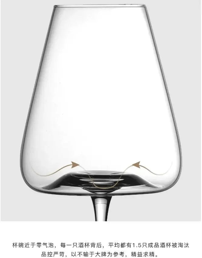 2pcs High-end Goblet Red Wine Glass Kitchen Utensils Water Grap Champagne Glasses Bordeaux Burgundy Wedding Square Party Gift