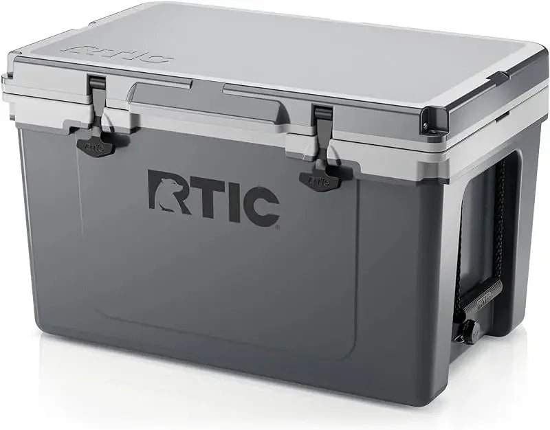 RTIC Ultra-Light 52 Quart Hard Cooler Insulated Portable Ice Chest Box for Beach, Drink, Beverage, Camping, Picnic, Fishing, Boa