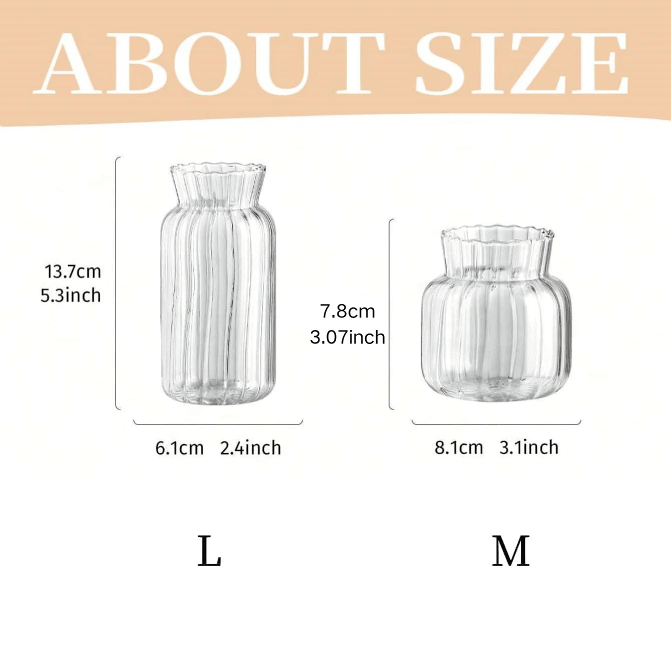 1pc Nordic Creative Transparent Vases Glass Plant Bottle Flower Pot Hydroponic Terrarium Arrangement Container Table Vase Decor