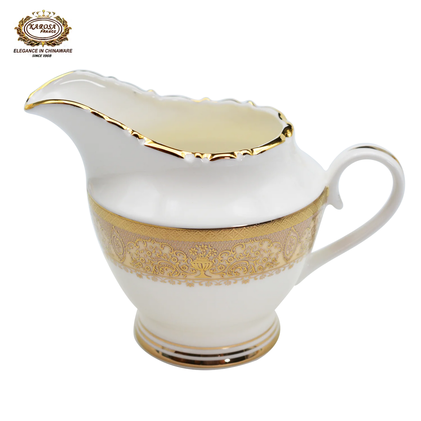 New fashionable shape for bone china dinner set embossed gold decoration from Germany style