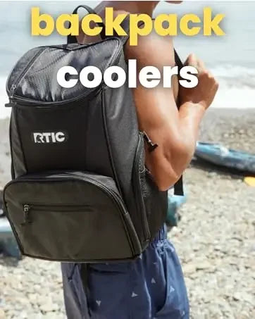 RTIC Ultra-Light 52 Quart Hard Cooler Insulated Portable Ice Chest Box for Beach, Drink, Beverage, Camping, Picnic, Fishing, Boa