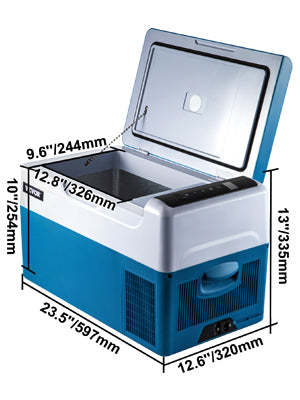 VEVOR 20L 22L 35L 45L 55L Car Refrigerator Mini Fridge Freezer Portable Compressor Cooler 12/24V DC 110-240V Ice Box for Camping