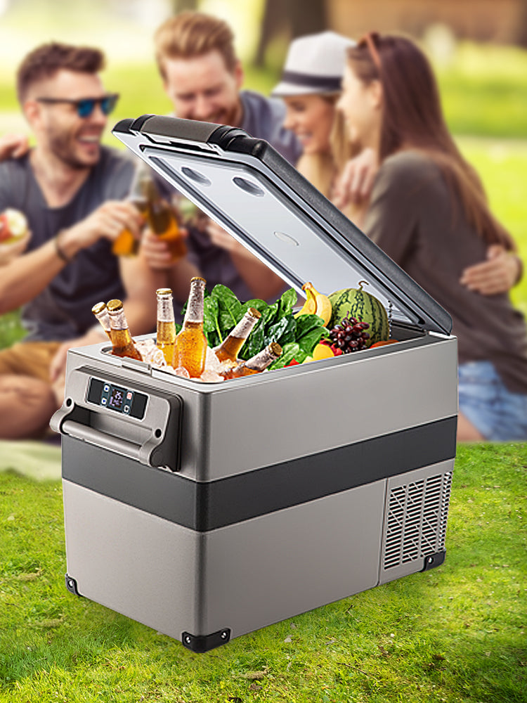 VEVOR 20L 22L 35L 45L 55L Car Refrigerator Mini Fridge Freezer Portable Compressor Cooler 12/24V DC 110-240V Ice Box for Camping