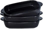 1/3Pcs Ceramic Rectangular Binaural Cheese Risotto Plate Baking Dish Microwave Western Food Bowl Oven Baked Rice Tableware