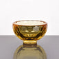 Colorful Insulation Anti-Scalding Glass Bowl, Heat-Resistant, Crystal, Ice Cream, Dessert Bowl, Hotel, Home, Wedding Decor