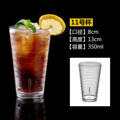 90-580ml 1pcs Acrylic Dessert Cups Reusable Yogurt Mousses Mini Ice Cream Fruit Juice Beer Cups Tableware Party Wedding Supplies