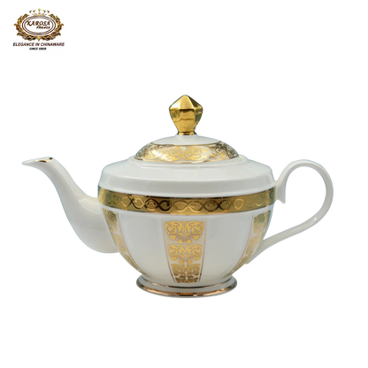 Bone China platinum decoration design tableware porcelain Dinner Soup Plate Gold Rim Dishes and bowl Set