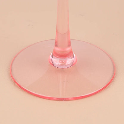 5Pcs Acrylic Champagne Goblet Glasses Cup Transparent Cocktail Glass Cups Creative Anti-fall Goblet For Bar Pubs Clubs Drinkware