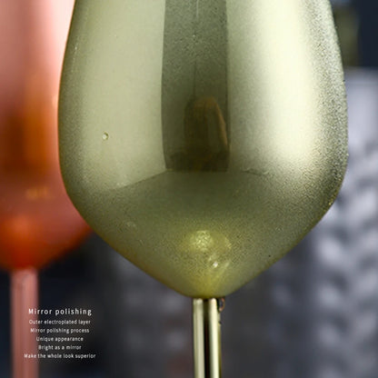 Metal Rose Gold Kitchen Supplies Goblet Bar Tools Wine Glass Barware Cocktail Glass Champagne Cup