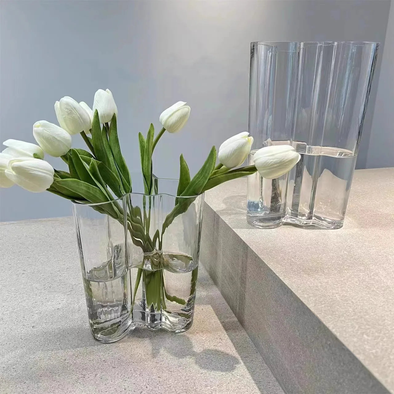 European Glass Vase Room Decor Vase Modern Hydroponic Plants European Fresh for Weddings Events Parties Living Room Decorative V