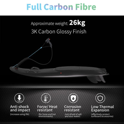 Power Surfboard Jet Surfboard, Jet Surfboard, Carbon Fibre Body, Light Weight, Surfing Surfboard, Jet Board with 109cc Engine