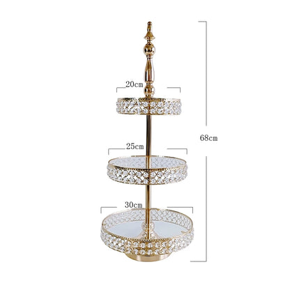 1 Pcs/lot Crystal Clear Acrylic Round Cylinder Display Nesting Riser Stands Dessert Display cupcake plate Food Platter Tray