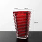 Light and Luxurious Crystal Glass Vases Transparent Decorative Decorations Flower Arrangement Water Culture and Flowers