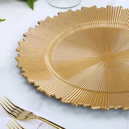 cheap Silver Gold Rim plastic Charger Plate Set for Wedding Party Decoration Custom Decor For Dinner Luxury Table Setting