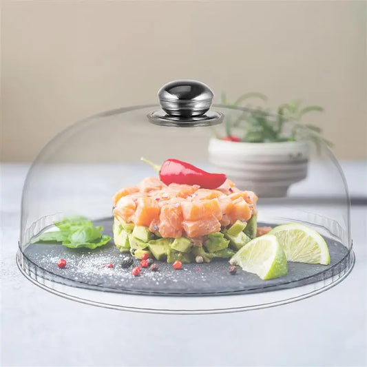Cake Plate With Dome Serving Cookie Platter Drop Resistant Protective Dessert Storage Server Cake Dessert Cover For Dining