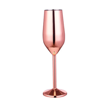 Metal Rose Gold Kitchen Supplies Goblet Bar Tools Wine Glass Barware Cocktail Glass Champagne Cup
