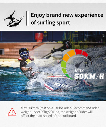 Power Surfboard Jet Surfboard, Jet Surfboard, Carbon Fibre Body, Light Weight, Surfing Surfboard, Jet Board with 109cc Engine