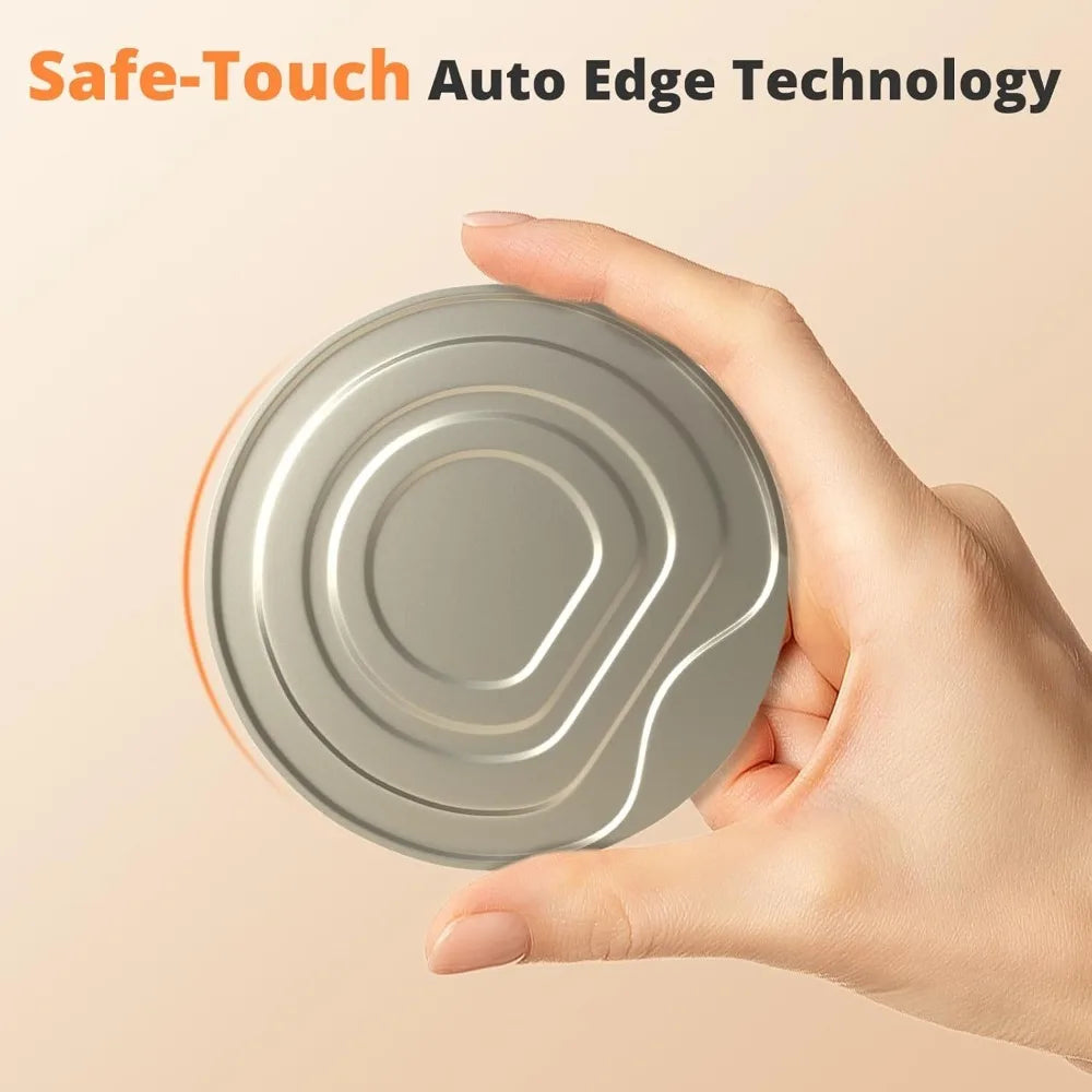 Electric Can Opener, Kitchen Accessories Can Open Almost Any Can, One-touch Automatic Opening, Kitchen Gadget with Smooth Edges