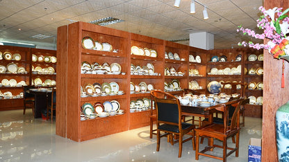 Bone China platinum decoration design tableware porcelain Dinner Soup Plate Gold Rim Dishes and bowl Set