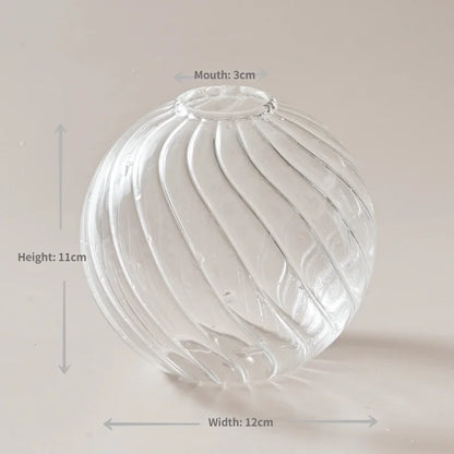 Transparent Vase Modern Home Decor Vase Decoration Home Wedding Clear Glass Vase Nordic Vases Set Hydroponic Vase