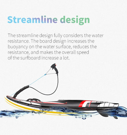 Power Surfboard Jet Surfboard, Jet Surfboard, Carbon Fibre Body, Light Weight, Surfing Surfboard, Jet Board with 109cc Engine