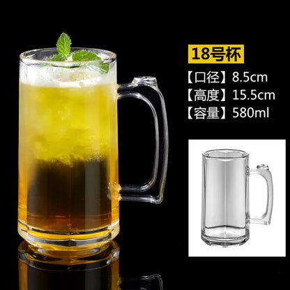 90-580ml 1pcs Acrylic Dessert Cups Reusable Yogurt Mousses Mini Ice Cream Fruit Juice Beer Cups Tableware Party Wedding Supplies