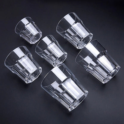 Acrylic Whiskey Cups Unbreakable Transparent Beer Cup Plastic Coffee Milk Breakfast Cup Spirit Glass Drinkware Juice Tea Cup