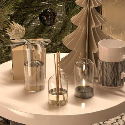 3Pcs/set Clear Small Glass Bud Vases in Bulk Modern Cylinder Glass Vase for Wedding Party Dining Table Centerpieces Decoration