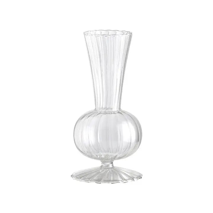 1pc Nordic Creative Transparent Vases for Plant Bottle Flower Pot Hydroponic Terrarium Arrangement Container Flower Table Vase
