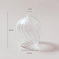 Transparent Vase Modern Home Decor Vase Decoration Home Wedding Clear Glass Vase Nordic Vases Set Hydroponic Vase