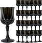 Transparent Plastic Wine Glasses，Transparent Plastic Goblets for Parties，Transparent Drinking Glasses for Wedding Reception,