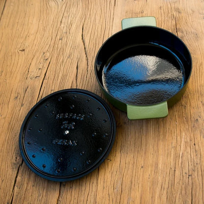 Nordic Cast Iron Enamel Pan, Uncoated Cookware, Uncoated Cookware, Household Soup Stew, Seafood, Mommy Cooker,  23-26cm