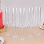 5Pcs Acrylic Champagne Goblet Glasses Cup Transparent Cocktail Glass Cups Creative Anti-fall Goblet For Bar Pubs Clubs Drinkware