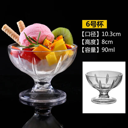 90-580ml 1pcs Acrylic Dessert Cups Reusable Yogurt Mousses Mini Ice Cream Fruit Juice Beer Cups Tableware Party Wedding Supplies
