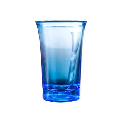 35ml Thick Bottom Shot Glass Bar White Wine Cup Color Cups Portable Drinkware Acrylic Plastic Cup Party Drinking Games
