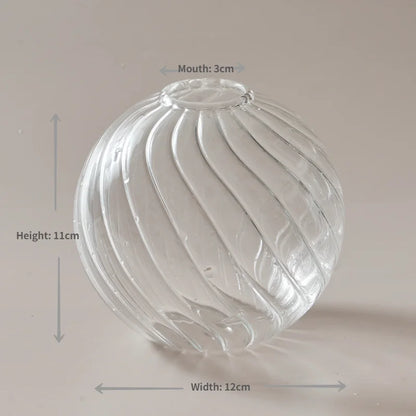 Transparent Vase Modern Home Decor Vase Decoration Home Wedding Clear Glass Vase Nordic Vases Set Hydroponic Vase