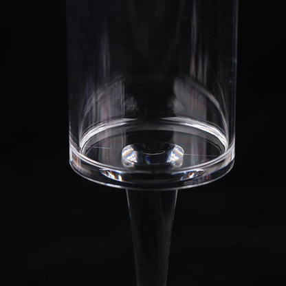 5Pcs Acrylic Champagne Goblet Glasses Cup Transparent Cocktail Glass Cups Creative Anti-fall Goblet For Bar Pubs Clubs Drinkware
