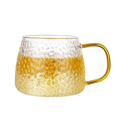 Coffee Glass Mug Hot Drinking Milk Tea Coffee Cup Cocktail Glass Crystal Transparent Mugs Handle Drinkware Couple Gifts
