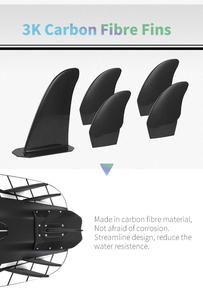 Power Surfboard Jet Surfboard, Jet Surfboard, Carbon Fibre Body, Light Weight, Surfing Surfboard, Jet Board with 109cc Engine
